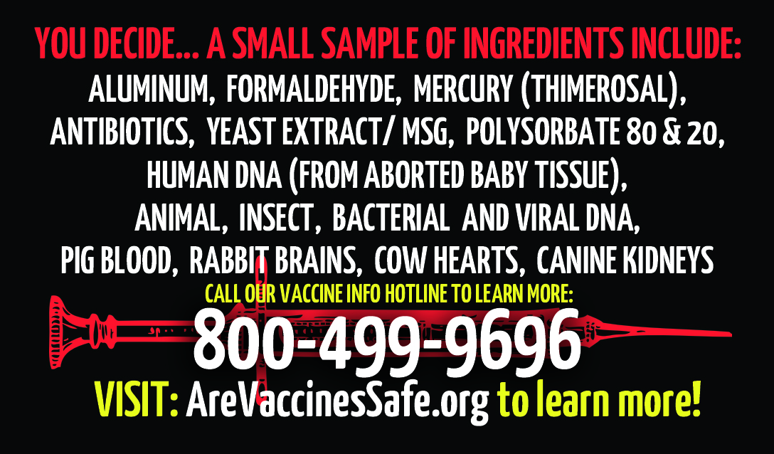 Are Vaccines Safe? You Decide...